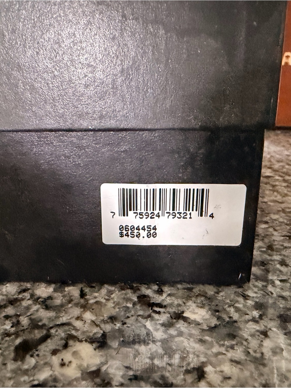 Movado Black Leather Watch with Case - Picture 4 of 4